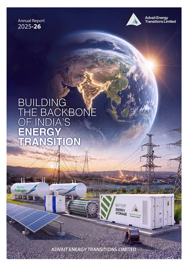 Advait Energy Transitions annual report 2025-26 cover