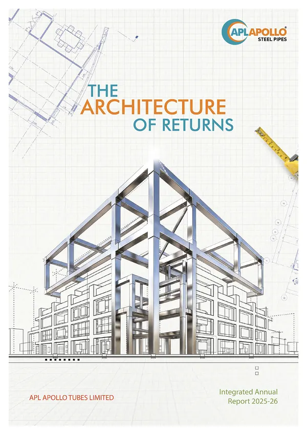 APL Apollo Tubes annual report 2025-26 cover