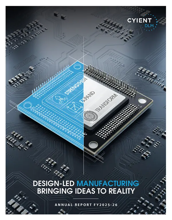 Cyient DLM annual report 2025-26 cover