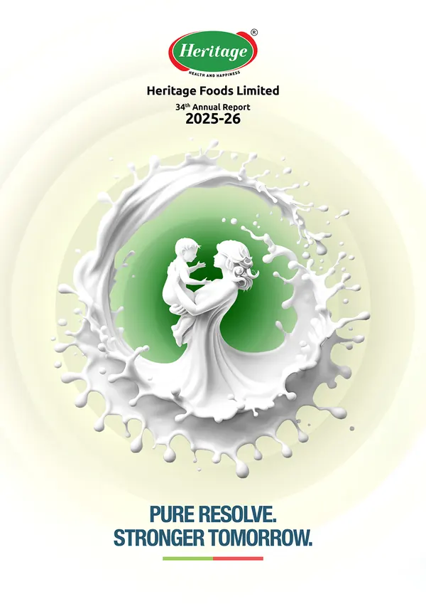 Heritage Foods annual report 2025-26 cover