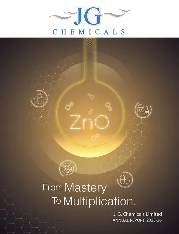 JG Chemicals annual report 2025-26 cover