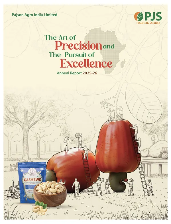 Pajson Agro annual report 2025-26 cover