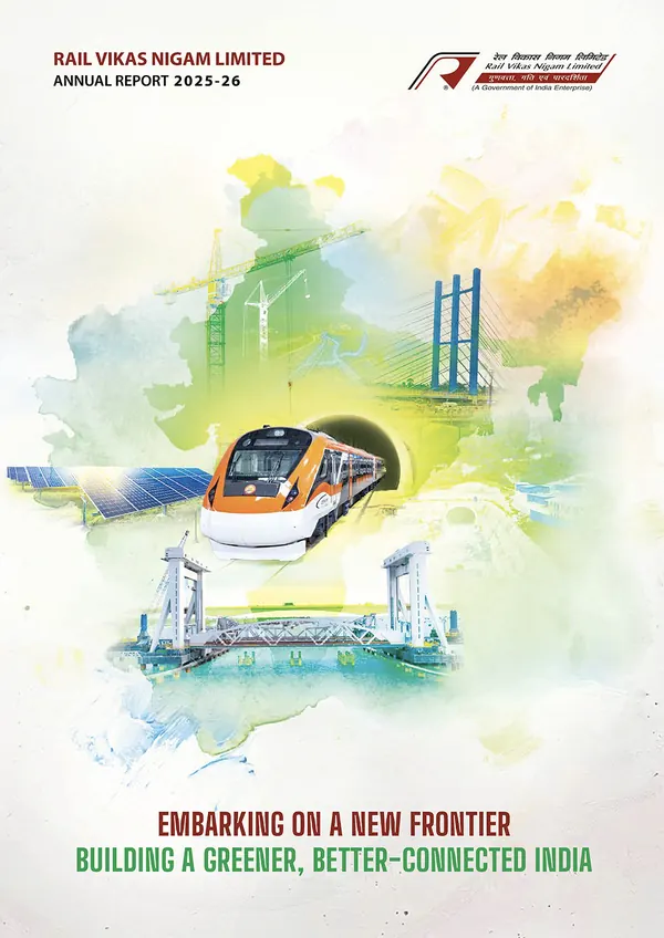 RVNL annual report 2025-26 cover